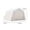 8 m ² Inflatable Tents for Camping, Blow Up Tent with Hand Pump, Easy Setup InflatableTent 4 Season Tent