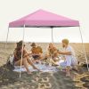 10 x 10 Feet Outdoor Instant Pop-up Canopy with Carrying Bag