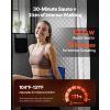 Upgraded Portable Steam Sauna for Home, 1 Person Full Body Home Spa Tent with Steamer & 1 Foldable Chairs & Remote & Essential Oil Box