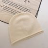 Thickened Headscarf Hat; Women'S Knitted Warm Jumper; Nightcap Trend; Autumn And Winter Solid Color Pile Hat