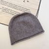 Thickened Headscarf Hat; Women'S Knitted Warm Jumper; Nightcap Trend; Autumn And Winter Solid Color Pile Hat